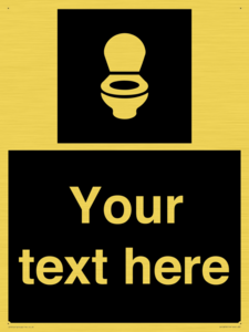 Custom information: black panel wc toilet